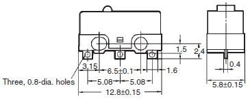 Omron Electronics D2FD Dust Proof Basic Switch