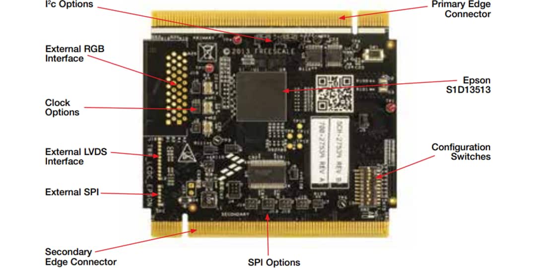 NXP Semiconductors TWR-LCDC-EPSON Epson Display Controller Module