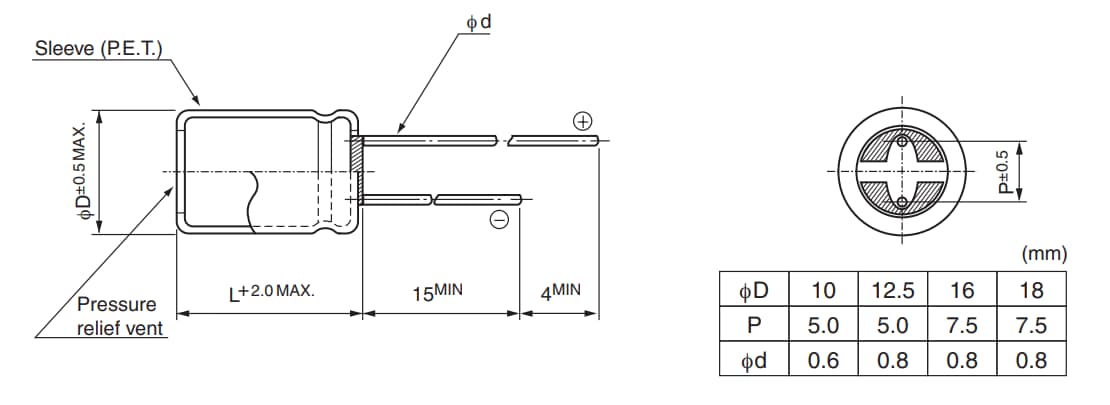 Nichicon UCP High-Voltage Aluminum Electrolytic Capacitors
