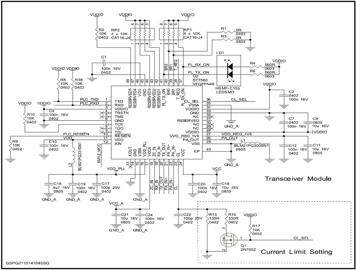 Schematic - STMicroelectronics STEVAL-IHP007V1 Evaluation Board