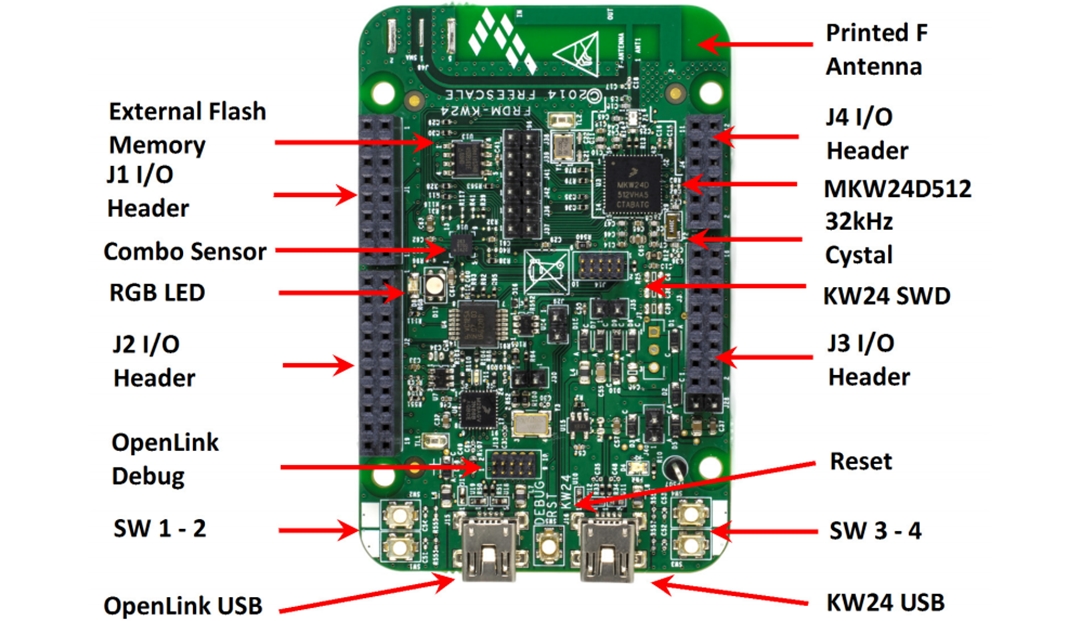 NXP Semiconductors FRDM-KW24D512 ARM Freedom Development Board