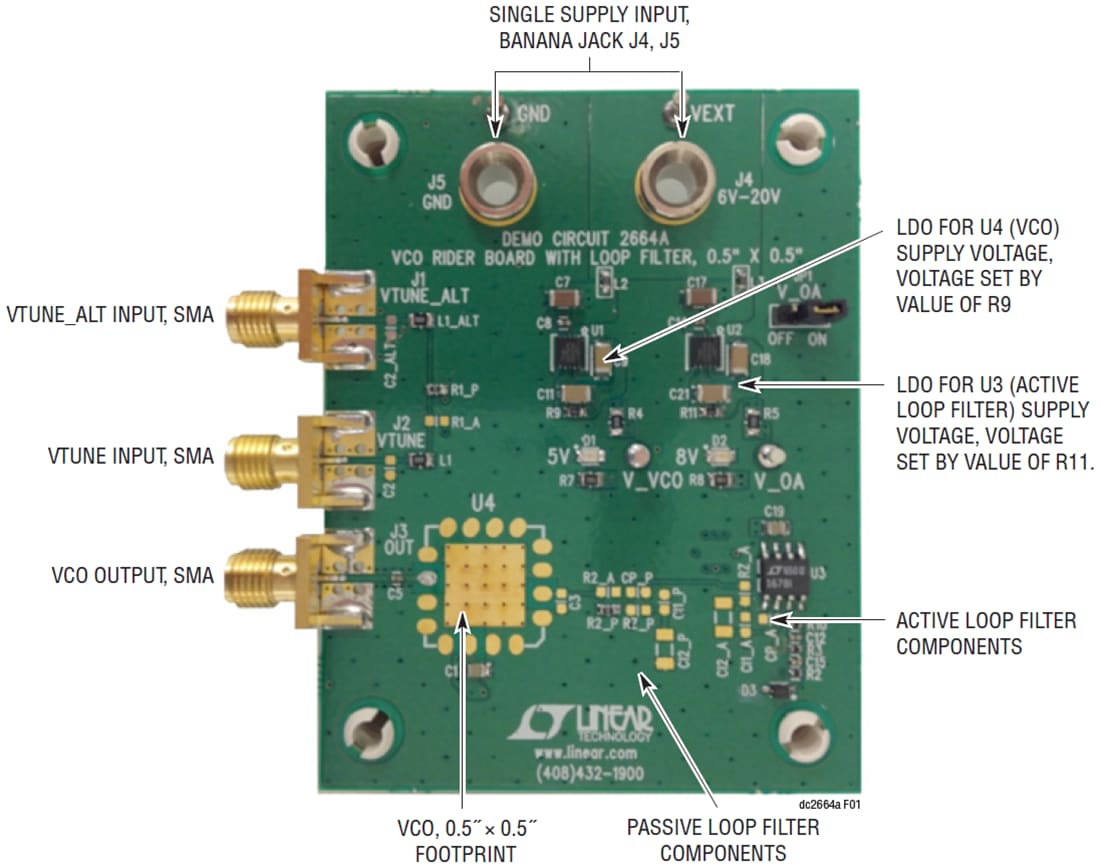 Location Circuit - Analog Devices Inc. LT3042 Demo Board DC2664A