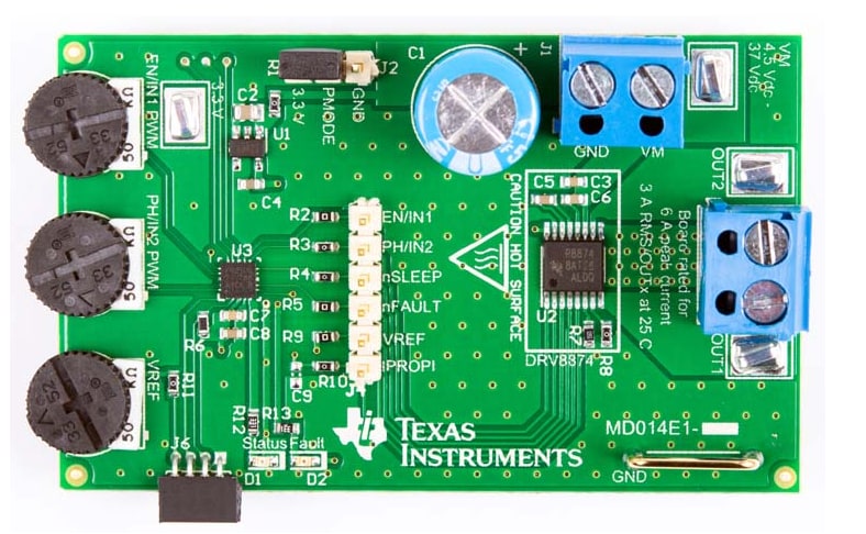 Texas Instruments DRV8874EVM/DRV8874-Q1EVM Evaluation Modules
