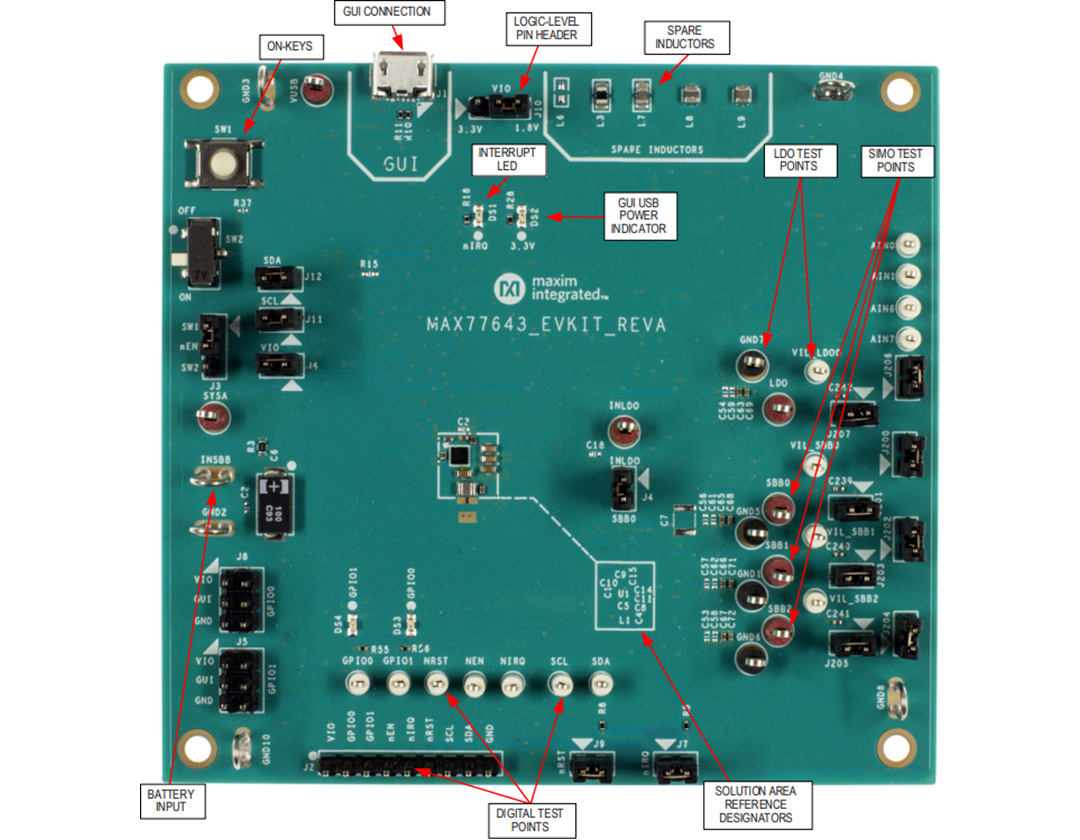 Analog Devices Inc. MAX77643EVKIT Evaluation Kit
