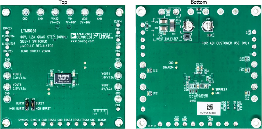 Analog Devices Inc. LTM8051 Demonstration Board (DC2860A)