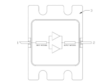 Block Diagram - MACOM CGHV31500F1 2.7GHz to 3.1GHz, 500W GaN HEMT
