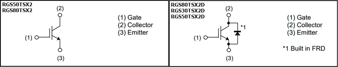 Schematic - ROHM Semiconductor RGSx0TSX2x Field Stop Trench IGBTs