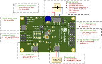 e-peas EVK10300 Evaluation Board (2AAEM10300C0011)