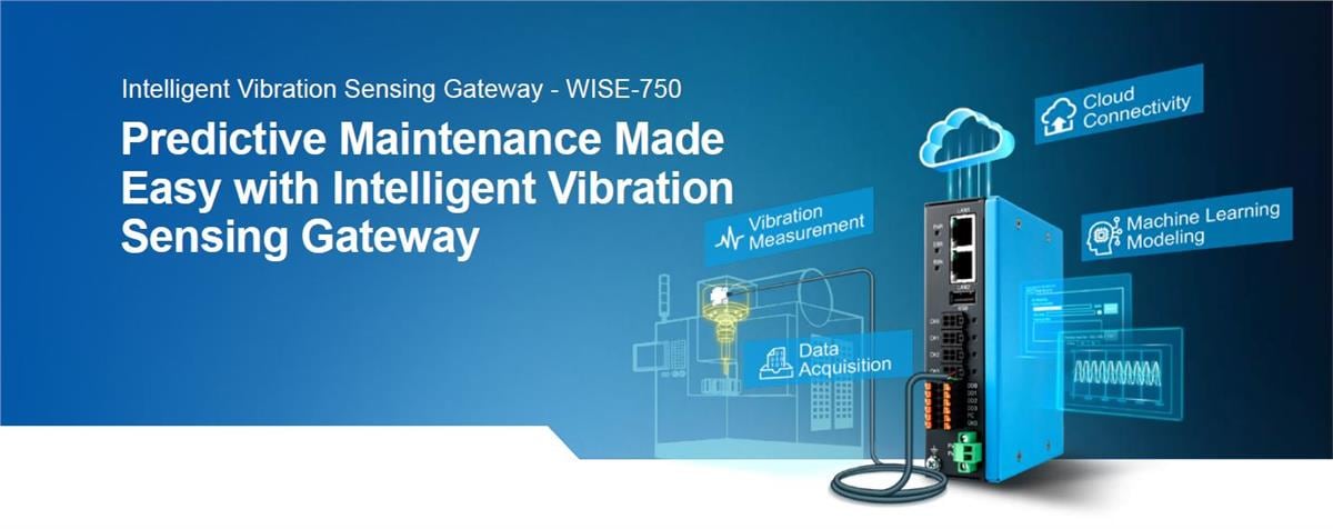 Advantech WISE-750 Intelligent Vibration Gateway