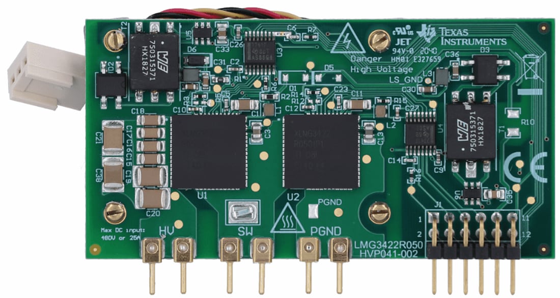 Texas Instruments LMG3422EVM-041 Half-Bridge Daughter Card