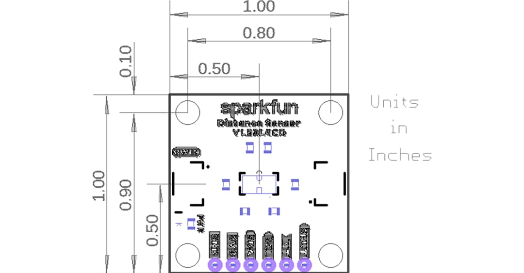SparkFun Qwiic VL53L4CD Distance Sensor (SEN-18993)