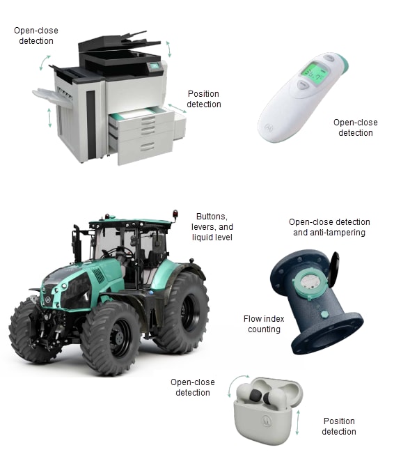 Application Circuit Diagram - Melexis MLX92216 Hall-Effect Switches