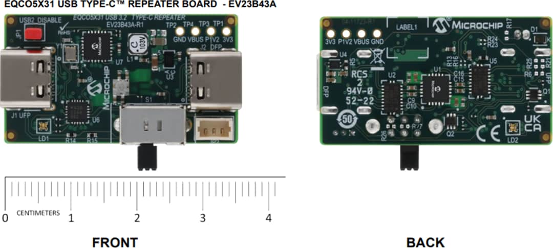 Microchip Technology EQCO5X31 USB Type-C™ Evaluation Boards