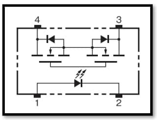 Schematic - Omron Electronics G3VM-QR MOSFET Relay