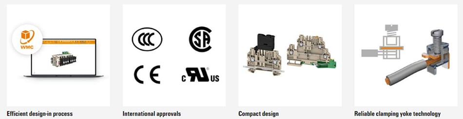 Infographic - Weidmuller Klippon® Connect W2C & W2T Terminal Blocks