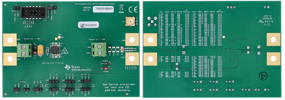 Location Circuit - Texas Instruments TPSM8287AxxxxxEVM Evaluation Modules