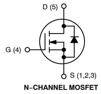 Application Circuit Diagram - onsemi 40V Power MOSFETs