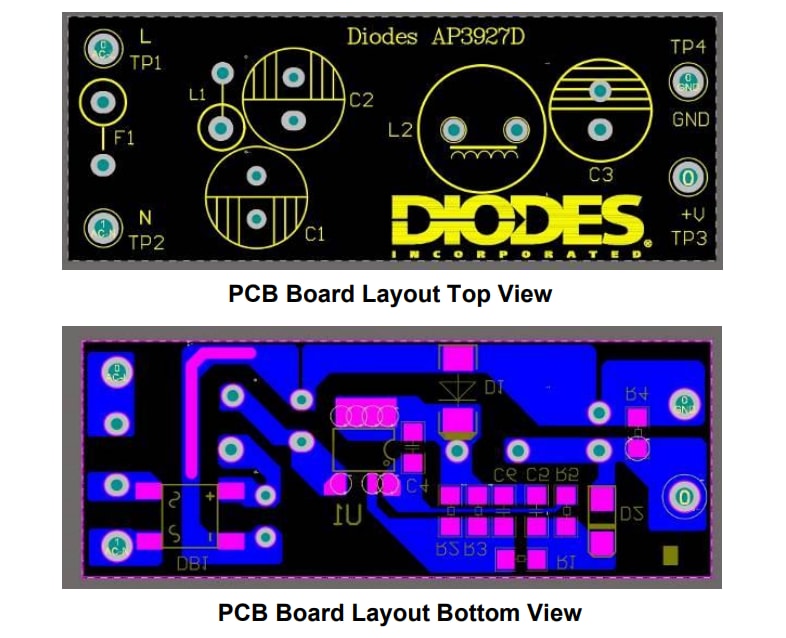 Location Circuit - Diodes Incorporated AP3927D EV4 Evaluation Board