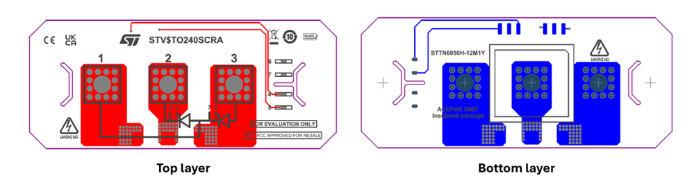 Application Circuit Diagram - STMicroelectronics STEVAL-TO240SCR Evaluation Board