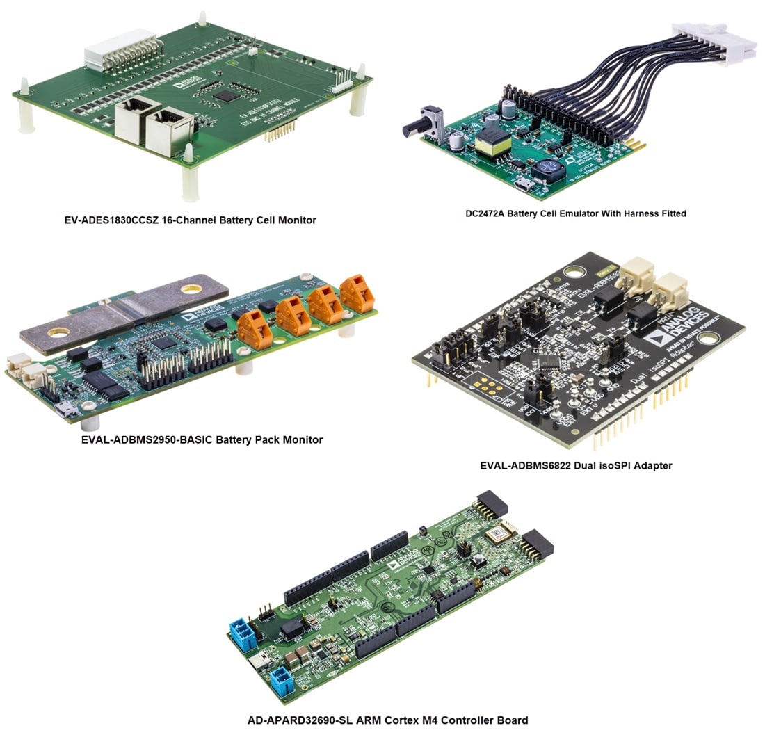 Chart - Analog Devices Inc. EVAL-ESS1-SYS Scalable BMS Solution Kit