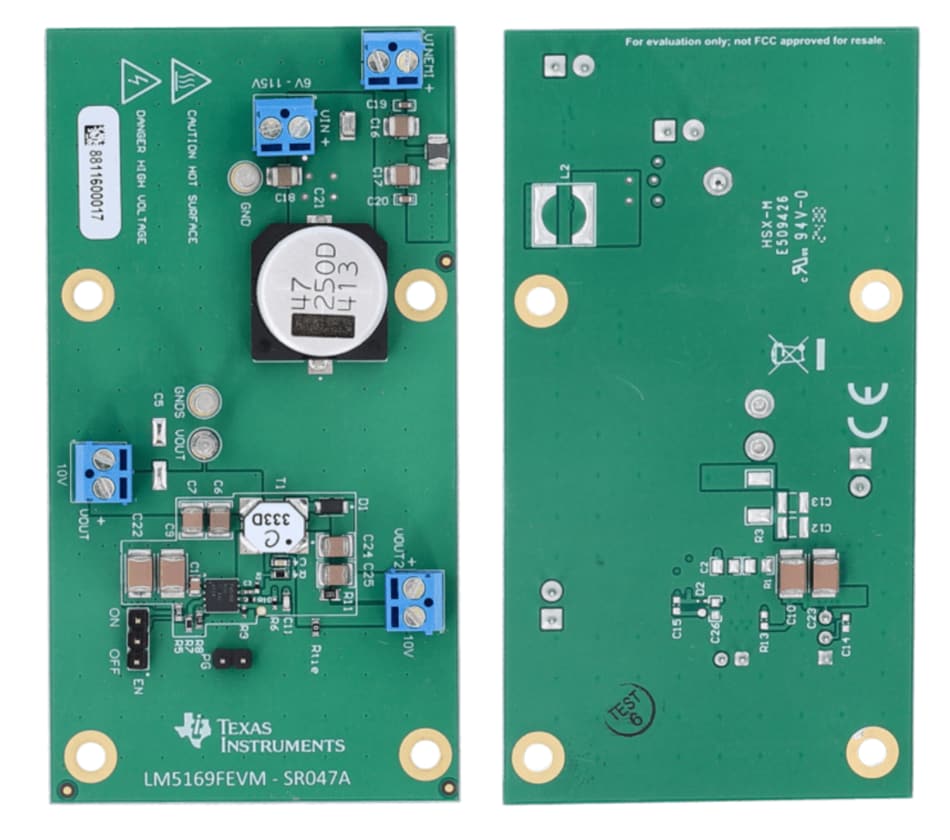Texas Instruments LM5169FEVM Evaluation Module