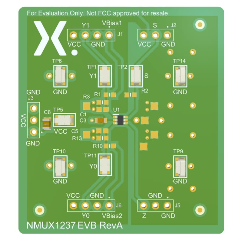 Nexperia NMUX1237 Multiplexer/Demultiplexer Eval Board