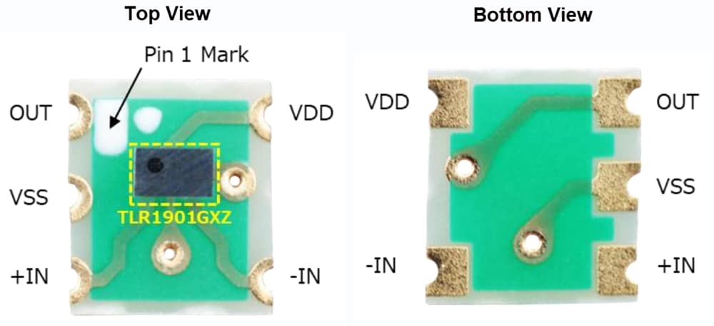 Mechanical Drawing - ROHM Semiconductor TLR1901GXZ-EVK-001 Conversion Board