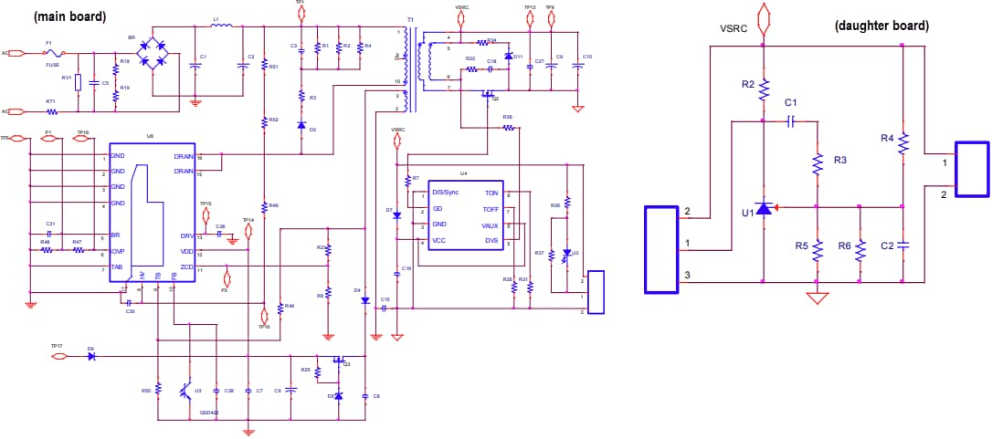 Schematic - STMicroelectronics EVLVIPGAN50WF Evaluation Board