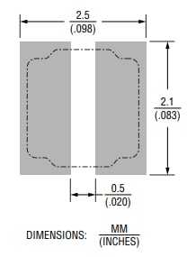 Mechanical Drawing - Bourns SRN2010BTA Semi-Shielded Power Inductors