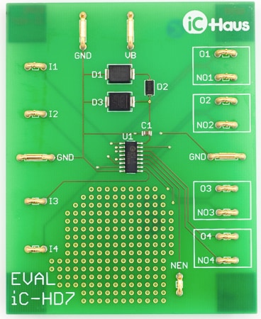 iC-Haus iC-HD7 EVAL HD7_1D Evaluation Board