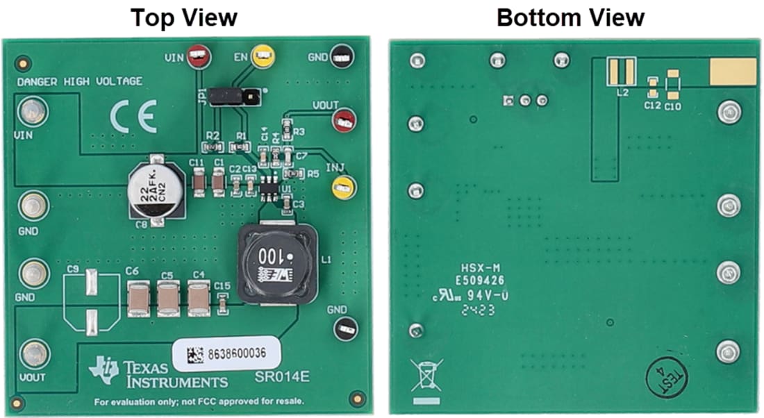 Mechanical Drawing - Texas Instruments LMR51635EVM Converter Evaluation Module (EVM)