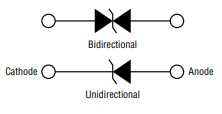 Schematic - Bourns SMF4C & SMF4C-Q TVS Diodes