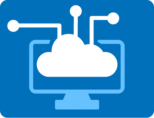 an animation denoting edge computing technology