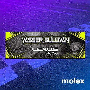 Mouser-Sponsored Vasser Sullivan Lexus Team Car